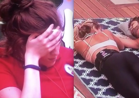 BBB18:  Ana Clara é 'forçada' a assistir massagem e romance de Breno e Jaqueline