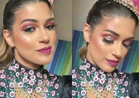  Vivian Amorim participa de trio elétrico com famosas no Bloco da Preta