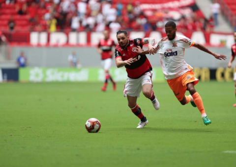Flamengo derrota o Nova Iguaçu com gol de Rhodolfo nos acréscimos