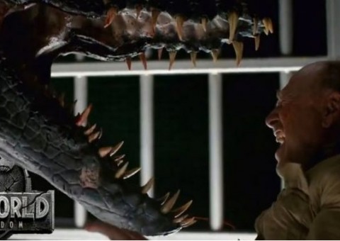 Jurassic World: Reino Ameaçado teve vídeo assustador divulgado no Super Bowl