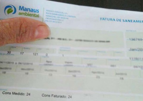 Mais de mil contas de água são canceladas em Manaus por cobrança indevida