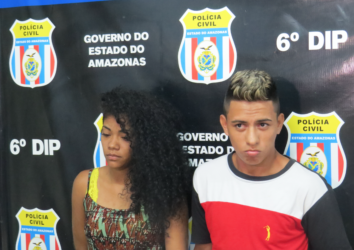 Casal de novinhos é preso com drogas e armas em Manaus