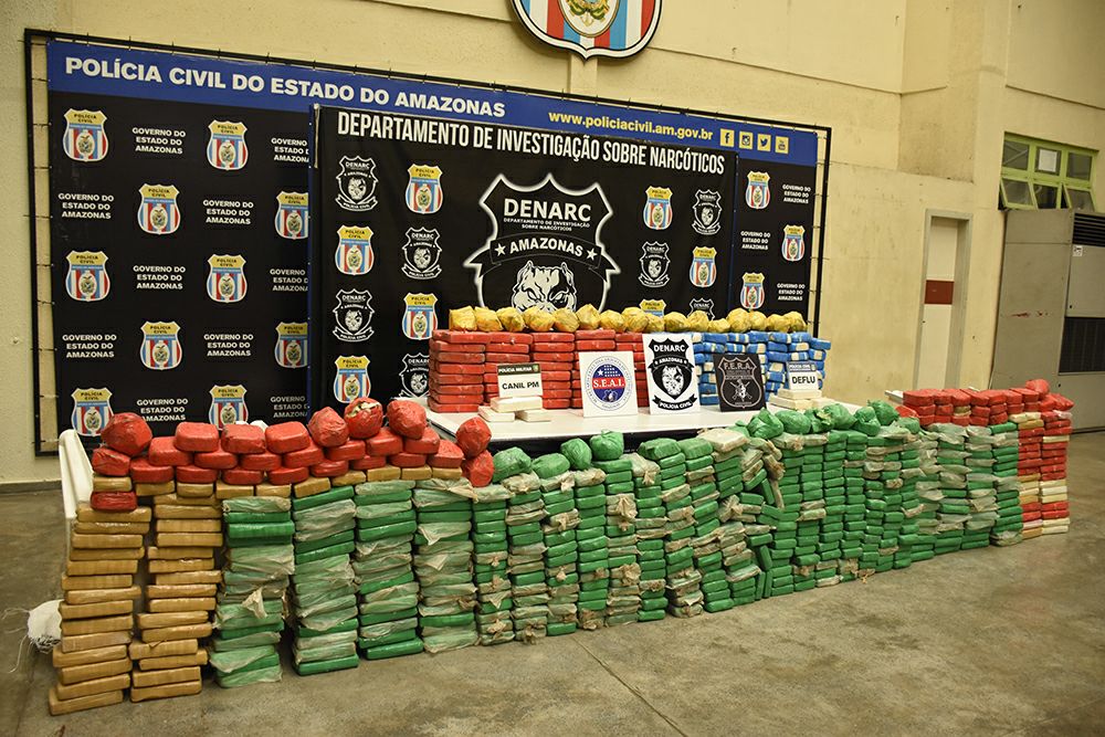 Mais de 16 toneladas de drogas foram apreendidas no Amazonas em 2017