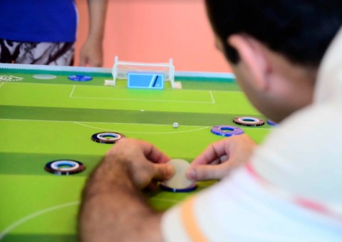 Torneio de Futebol de Mesa acontece neste domingo no estádio Carlos Zamith