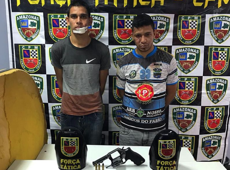Suspeitos de assalto tentam fugir da polícia em Manaus e se dão mal
