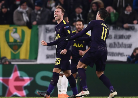 Juventus faz 2 a 0 em 8 minutos, mas Tottenham empata e conquista boa vantagem