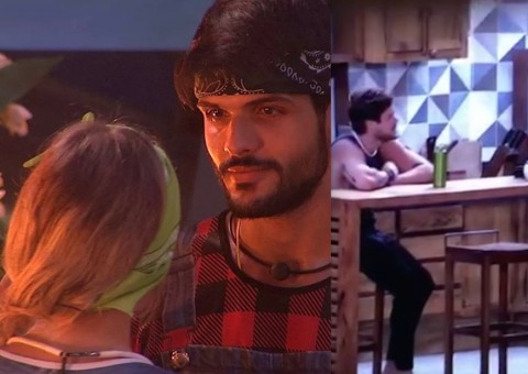 BBB18: Breno e Viegas duvidando da postura de Lucas em relação a Jéssica