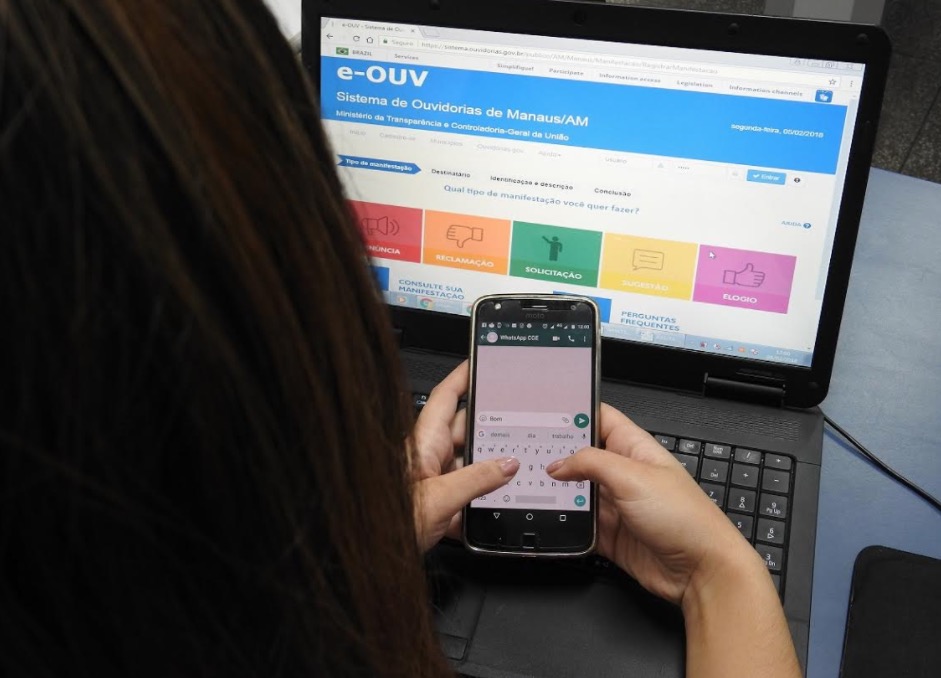 Subcontroladoria-Geral de Ouvidoria atende ao cidadão via WhatsApp