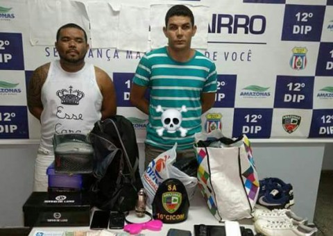 Dupla suspeita de arrombar carros em conjunto residencial é presa em Manaus