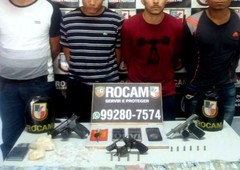 Grupo é preso minutos antes de cometer assalto em Centro de Convivência em Manaus