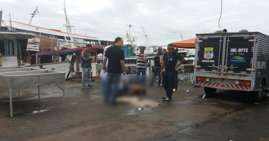 Homem é morto de forma misteriosa em terminal pesqueiro de Manaus