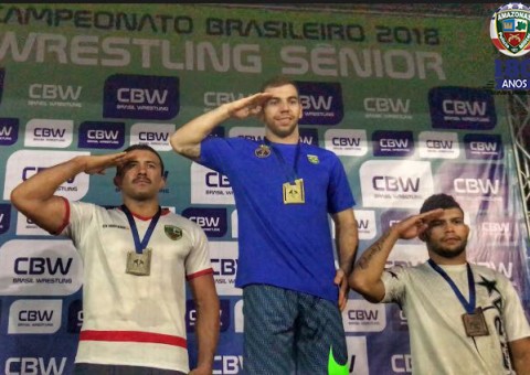 Tenente da Polícia Militar conquista segundo lugar em campeonato nacional de Wrestling