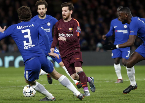 Messi quebra o tabu e marca contra o Chelsea