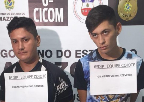 Em Manaus, dupla é presa após anunciar produto roubado na internet