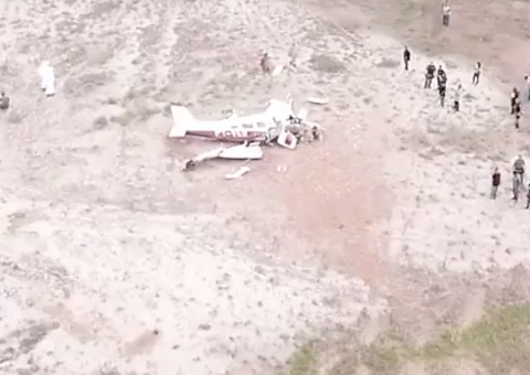 Confira imagens exclusivas da queda do avião em Manaus