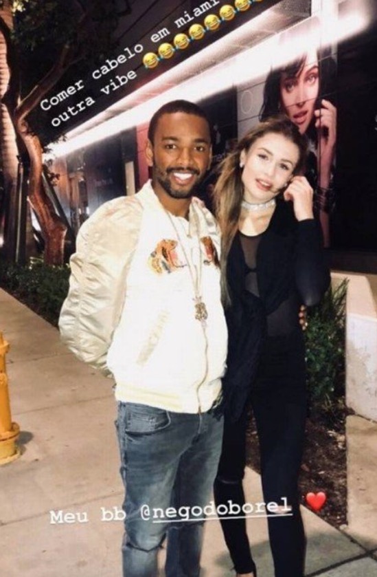 Após término repentino, modelo vai aos EUA encontrar Nego do Borel