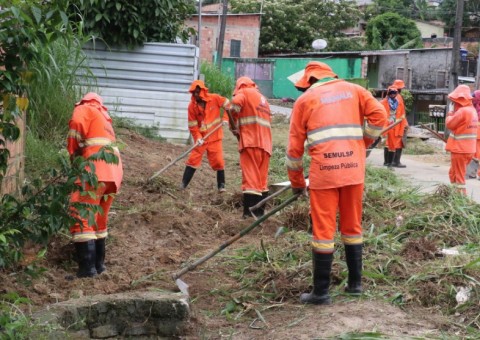 Comunidades da zona Norte recebem mutirão de limpeza nesta sexta-feira