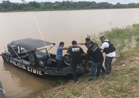 Motocicletas roubadas são recuperadas durante operação policial no Amazonas