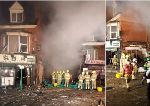 Explosão destrói prédio e deixa vários feridos