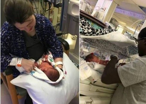 Hospital tem caso raro de nascimento de trigêmeos idênticos