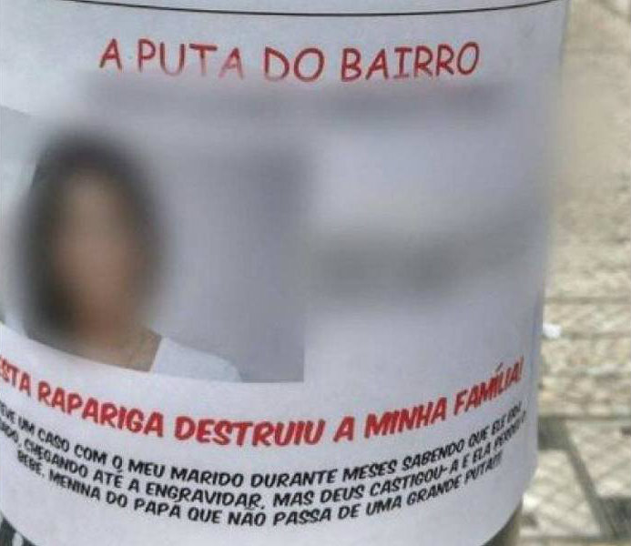 Mulher traída espalha cartazes com foto de amante do marido e internautas não perdoam