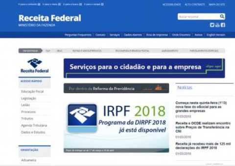 Receita divulga cronograma de pagamento das restituições do Imposto de Renda