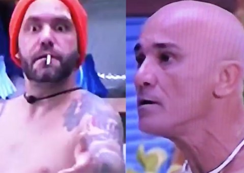 BBB18: Ayrton e Caruso tem discussão feia após punição e brother dispara 'Seu bunda mole'