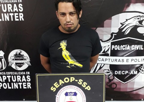 Suposto pistoleiro da FDN procurado por homicídio é preso em Manaus