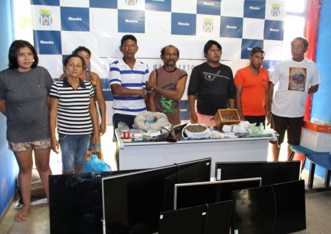Oito pessoas são presas por tráfico e furto durante Operação ‘Jejuardes’ no Amazonas