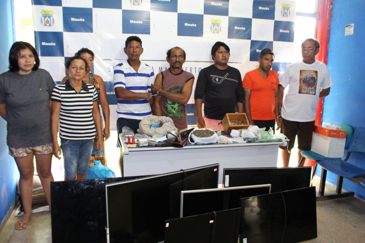 Oito pessoas são presas por tráfico e furto durante Operação ‘Jejuardes’ no Amazonas