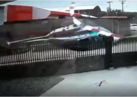 Bandidos sequestram helicóptero para tirar detentos de presídio mas pior acontece