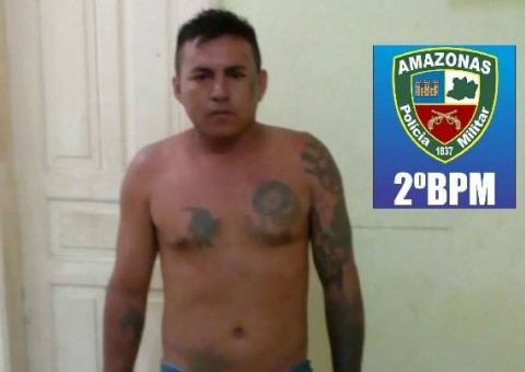 ‘Nêgo Bala’ é preso com eletrodomésticos furtados escondidos em matagal no Amazonas