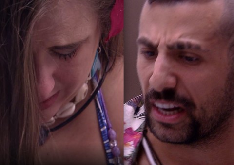   BBB18: Após ciúmes de Anavitória, Kaysar pede tempo a Patrícia: 'me deixa em paz'