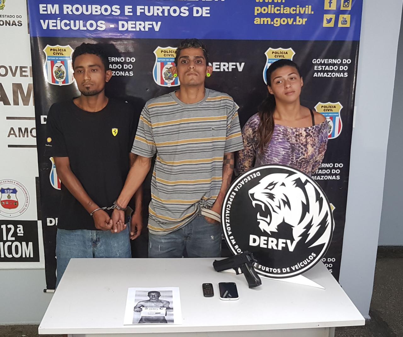 Suspeitos de roubar carros de motoristas de transporte de aplicativo são presos em Manaus