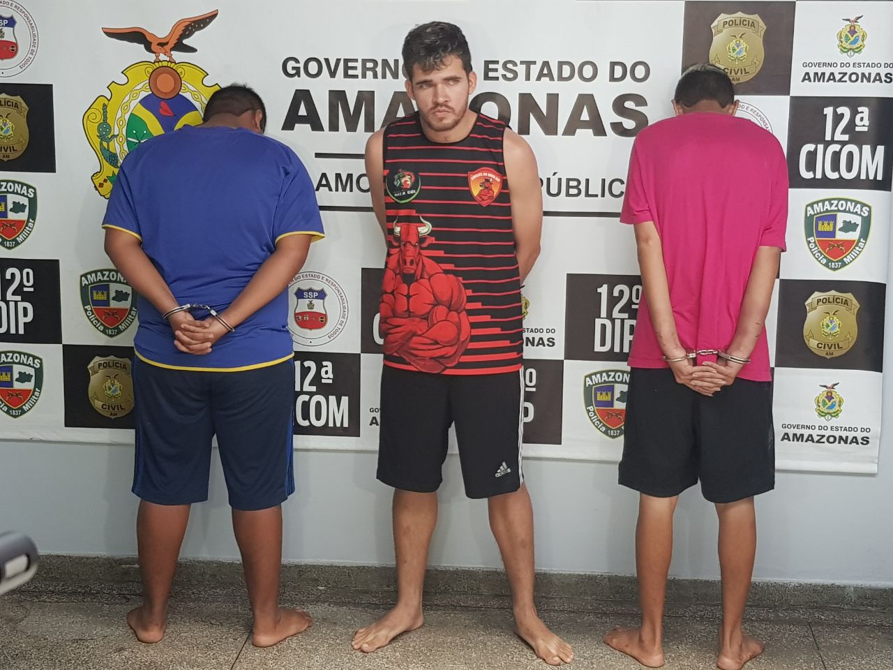Trio que planejava assaltos a ônibus é preso em Manaus