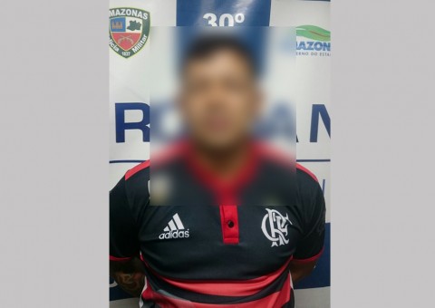 Procurado por roubo, ‘Pacu’ chama a atenção de policiais e acaba preso em Manaus