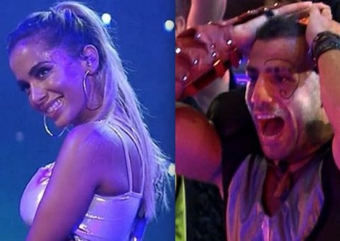  BBB18: Kaysar pira com show de Anitta e se declara: 'queria casar com ela'