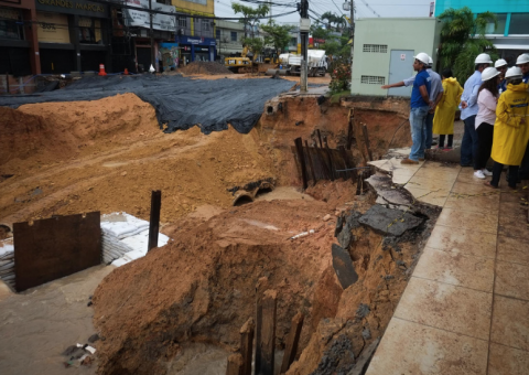 Nova drenagem de avenida passa pelo primeiro teste após forte chuva em Manaus