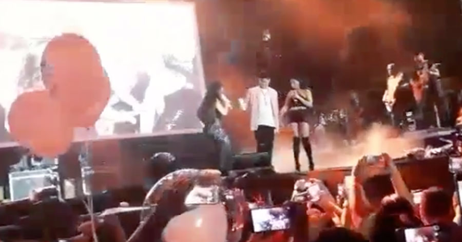 Ex-The Voice Kids Lorenzo Fortes arrasa no palco com Simone e Simaria em Manaus