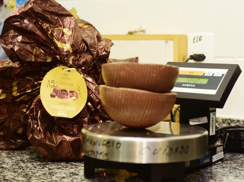 Ovos de Páscoa são analisados na operação Medida Certa 2018