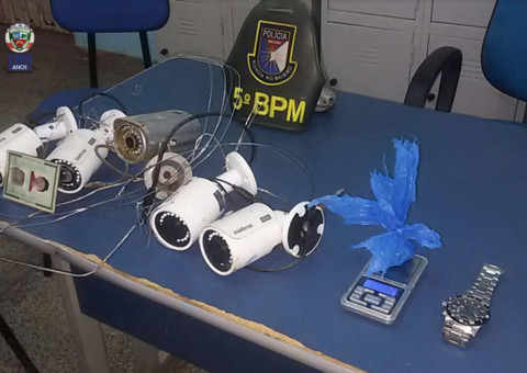 Suposto traficante que monitorava polícia e rivais com câmeras na rua é preso no Amazonas