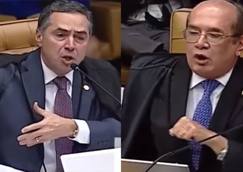 Barroso diz que Gilmar desmoraliza o STF: ‘mistura do mau com atraso e pitadas de psicopatia’
