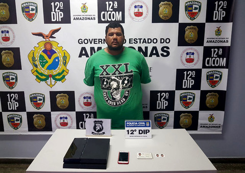 Em Manaus, homem é preso por estelionato após anunciar mercadorias defeituosas na internet