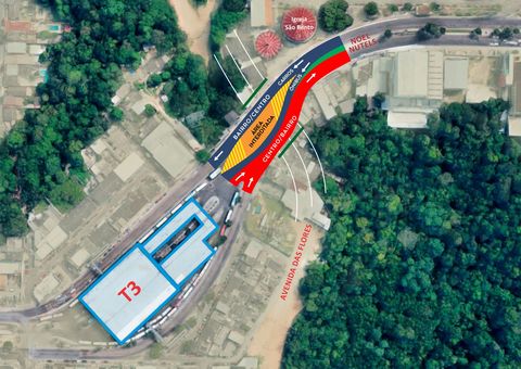 Avenida Noel Nutels terá faixas liberadas a partir desta semana