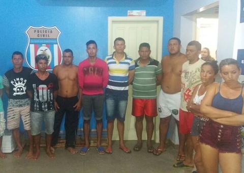 Polícia prende 12 pessoas por crimes distintos e impede fuga de detentos no Amazonas