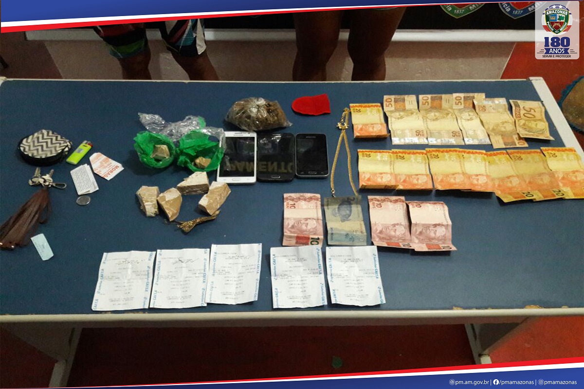 Dois são presos com droga saída de Manaus para interior