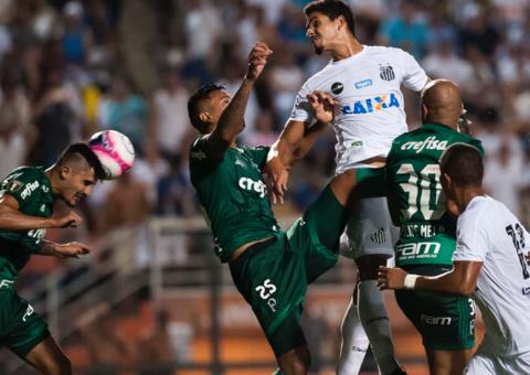 Palmeiras bate o Santos e larga na frente em semifinal do Paulistão