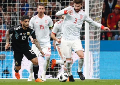 Argentina é massacrada pela Espanha por 6 a 1 em Madri