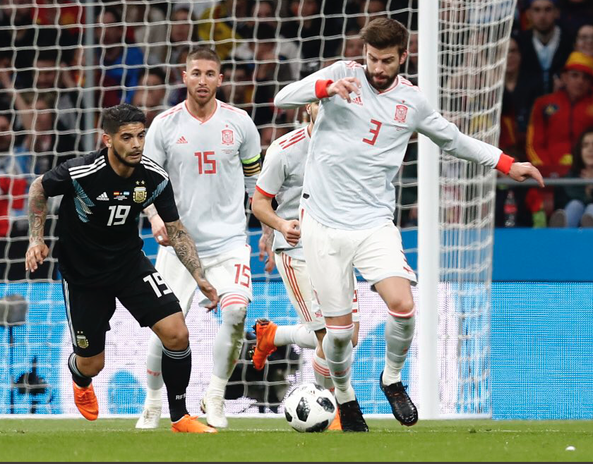 Argentina é massacrada pela Espanha por 6 a 1 em Madri