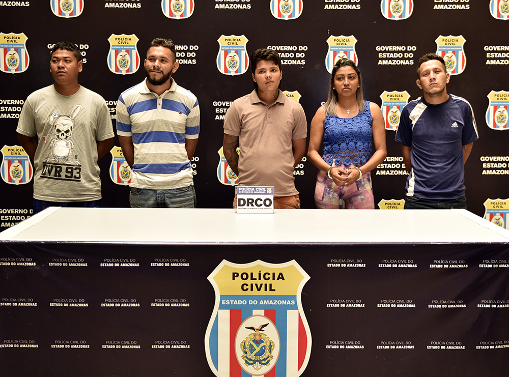 Grupo com foragido, presidiário e comandante do tráfico é preso com drogas em Manaus